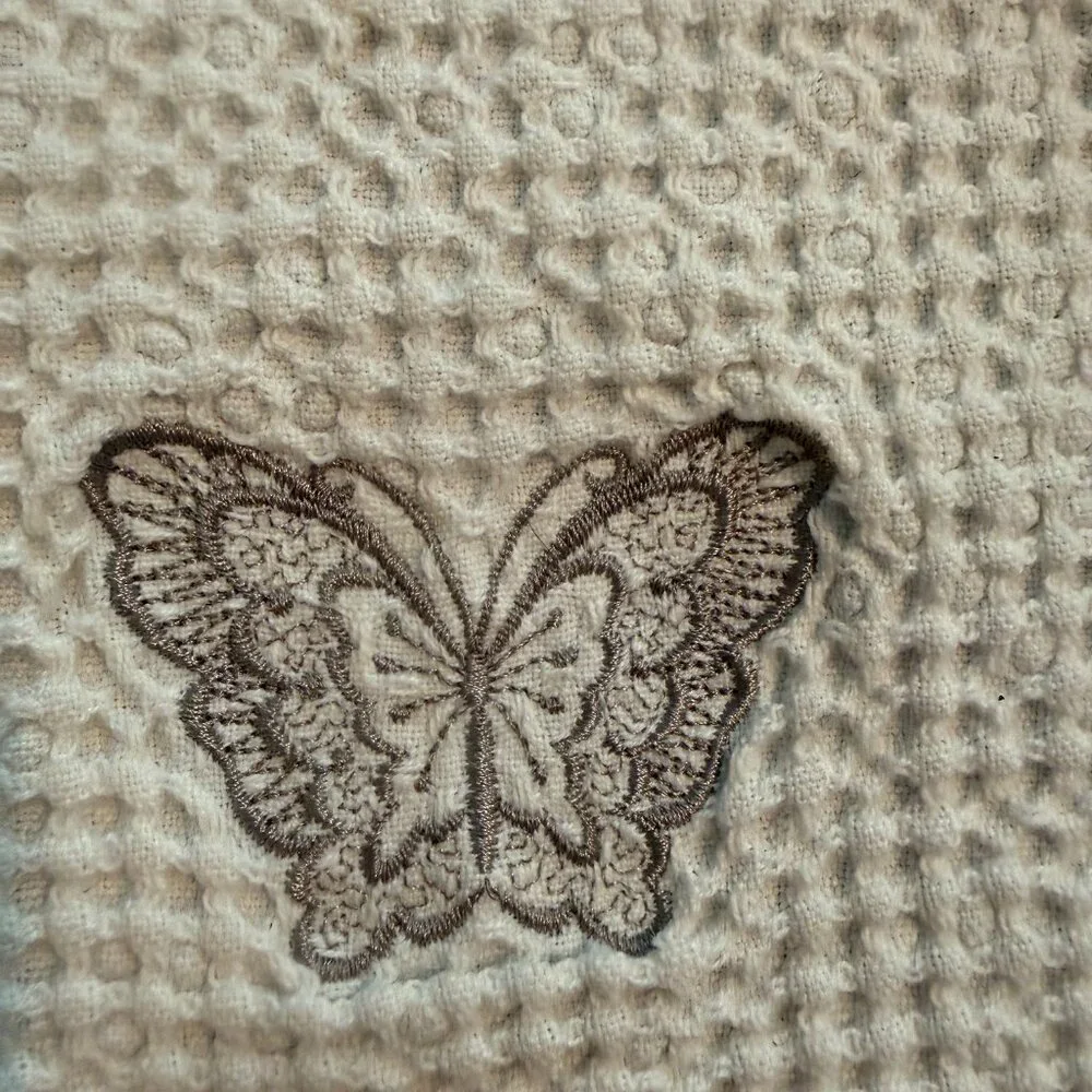 Butterfly Pattern Towels/Washcloth Set of 4(163)